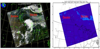 GOES-R Aerosol Detection using MODIS data