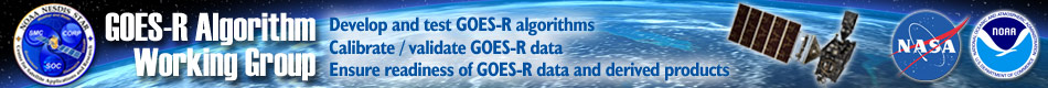 STAR GOES-R Algorithm Working Group website banner