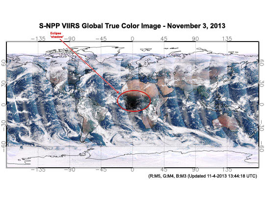 VIIRS True Color Image