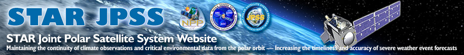 STAR Joint Polar Satellite System Algorithms & Data Products website banner