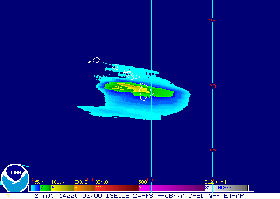 Hurricane Iselle approaching the Big Island of Hawaii, 24 hours beginning 00 UTC 8 August 2014