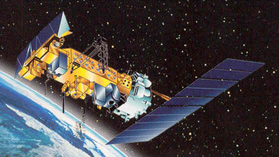 artist's rendition: NOAA-14 satellite