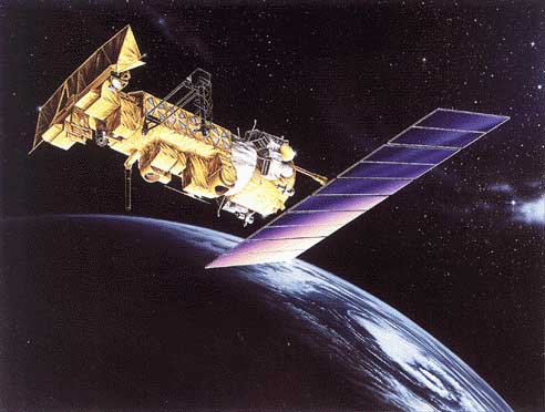 artist's rendition: NOAA-09 satellite