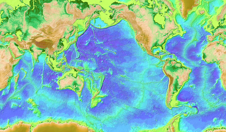 Global Seafloor Topography