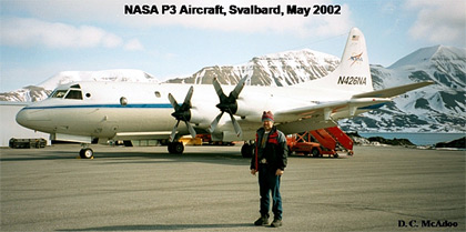 photo: NASA P3 Aircraft, Svalbard, May 2002