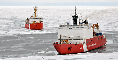 photo: NOAA vessels in the Arctic