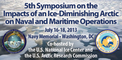 banner - 5th Symposium: Impact of an Ice-Diminishing Arctic on Naval and Maritime Operations