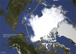 NOAA VisLab - Arctic Sea Ice Reaches Minimum Extent for 2014