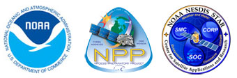 NOAA - Suomi NPP - STAR logos