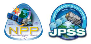 Suomi NPP - JPSS logos