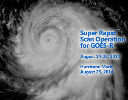 GOES-14 Enhanced Visible image of Hurricane Marie from August 25 at 2001 UTC