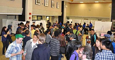 photo: Eco-Race Challenge and Poster Session in Steinman Hall Lobby, CREST Center