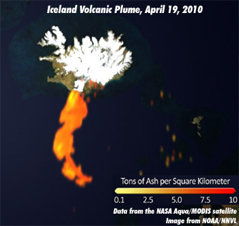 NNVL Image - Iceland Volcanic Plume - April 19, 2010