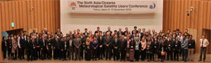 6th Asia/Oceania Meteorological Satellite Users Conference Group Photo, 11-10-2015, Tokyo, Japan