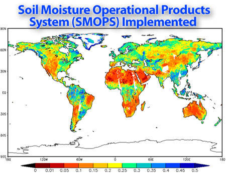 Soil Moisture Operational Products System (SMOPS) Implemented